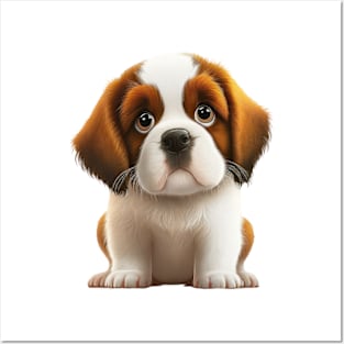 Dog Pet Cute Adorable Humorous Illustration Posters and Art